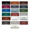Standard RAL Farben Traufblech - Kopie